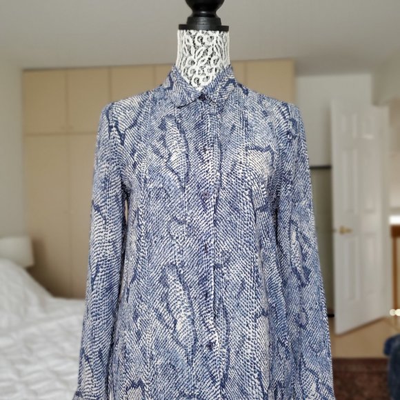 Sheer Long Sleeve Shirt - Picture 1 of 7